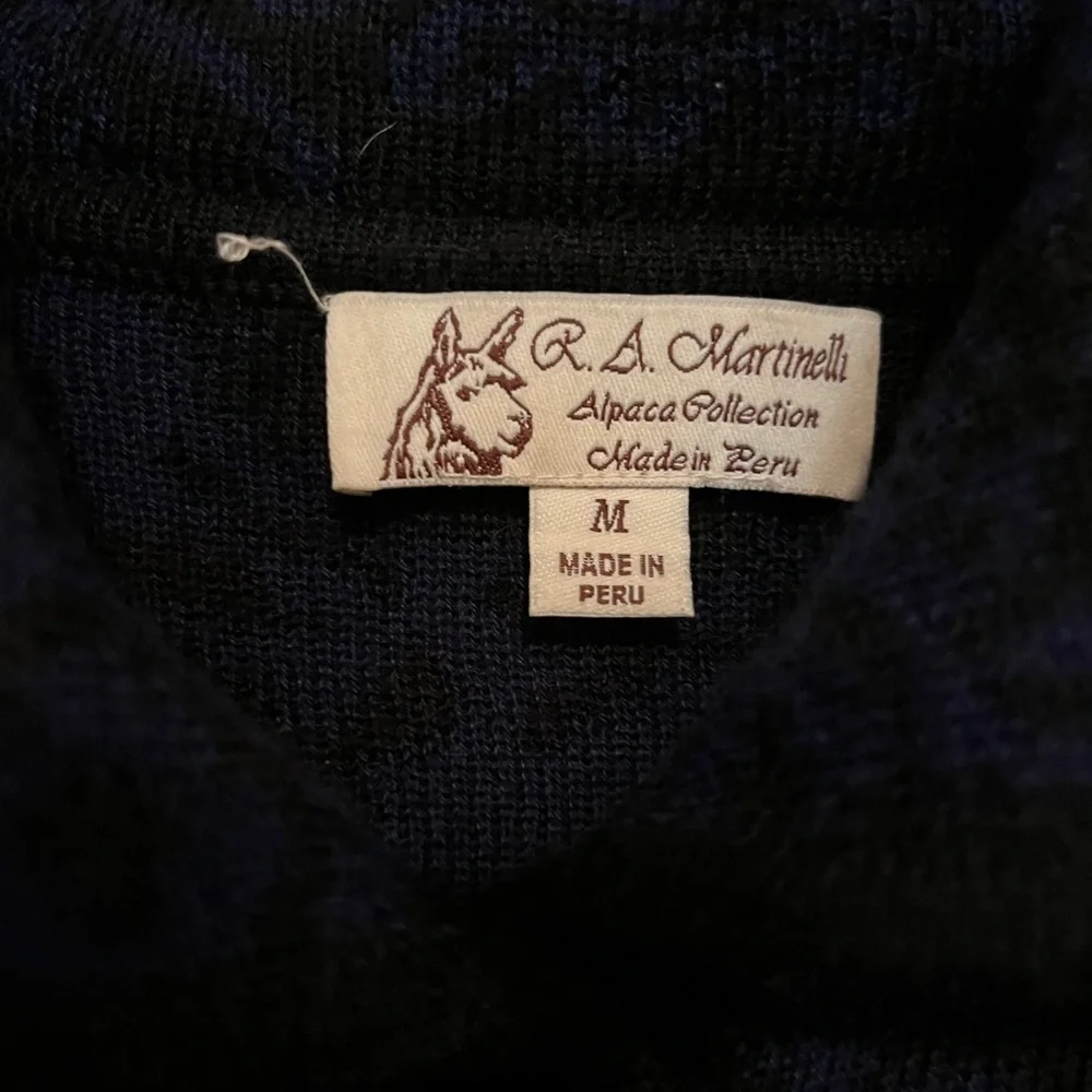 R.A. Martinelli Alpaca Collection Baby Alpaca Sweater Cardigan - Made in Peru
